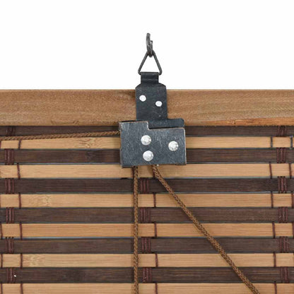 vidaXL Roller Blind Brown 120 x 160 cm Bamboo