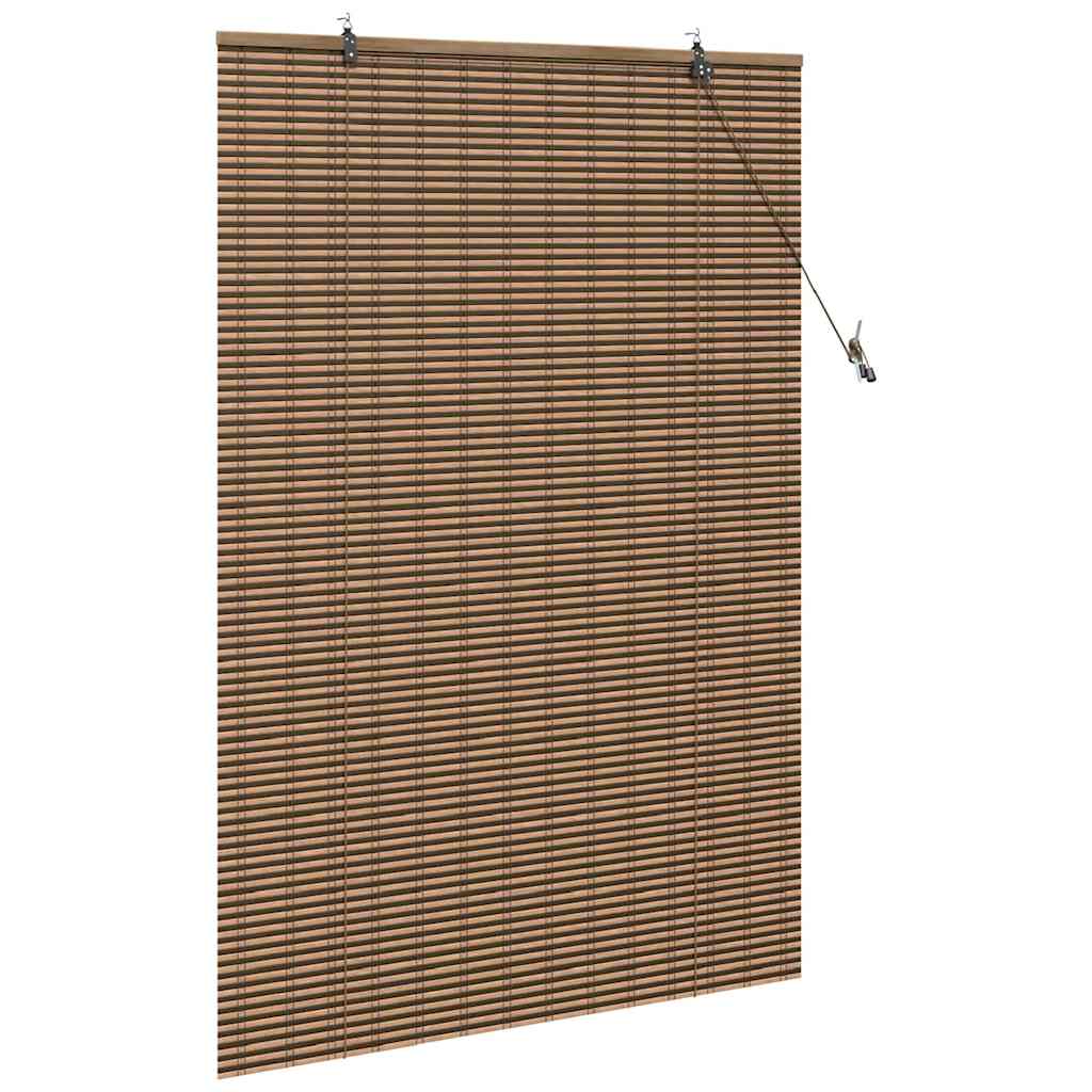 vidaXL Roller Blind Brown 120 x 160 cm Bamboo