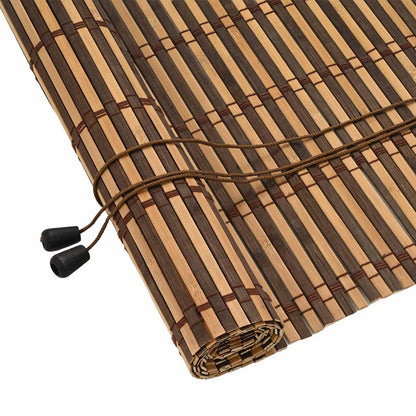 vidaXL Roller Blind Brown 120 x 220 cm Bamboo