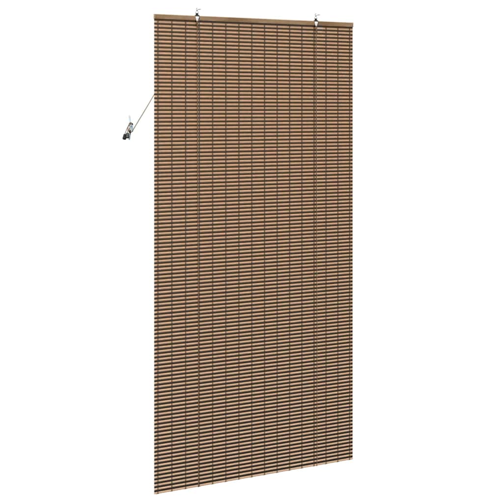 vidaXL Roller Blind Brown 120 x 220 cm Bamboo