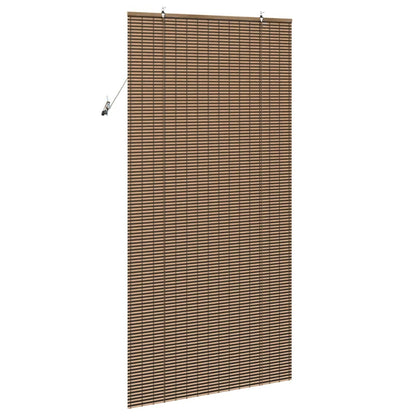 vidaXL Roller Blind Brown 120 x 220 cm Bamboo