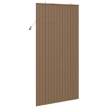 vidaXL Roller Blind Brown 120 x 220 cm Bamboo