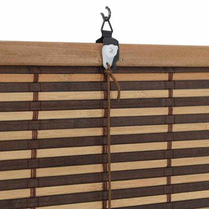 vidaXL Roller Blind Brown 140 x 160 cm Bamboo