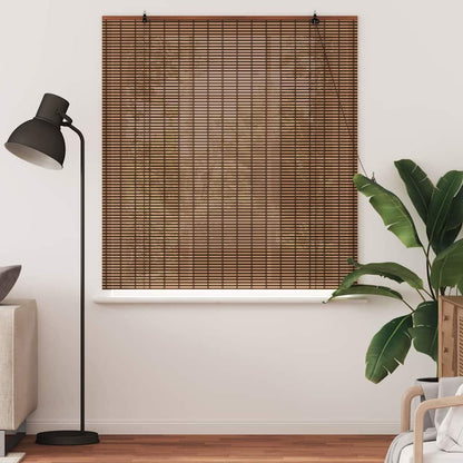 vidaXL Roller Blind Brown 140 x 160 cm Bamboo