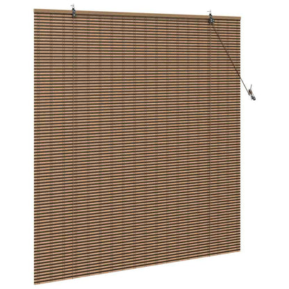 vidaXL Roller Blind Brown 140 x 160 cm Bamboo