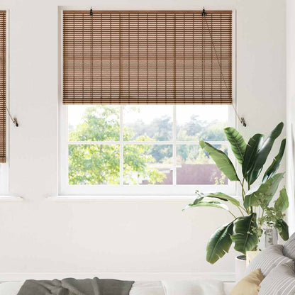 vidaXL Roller Blind Brown 150 x 220 cm Bamboo