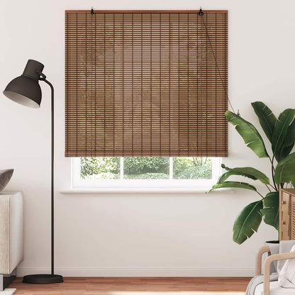 vidaXL Roller Blind Brown 150 x 220 cm Bamboo