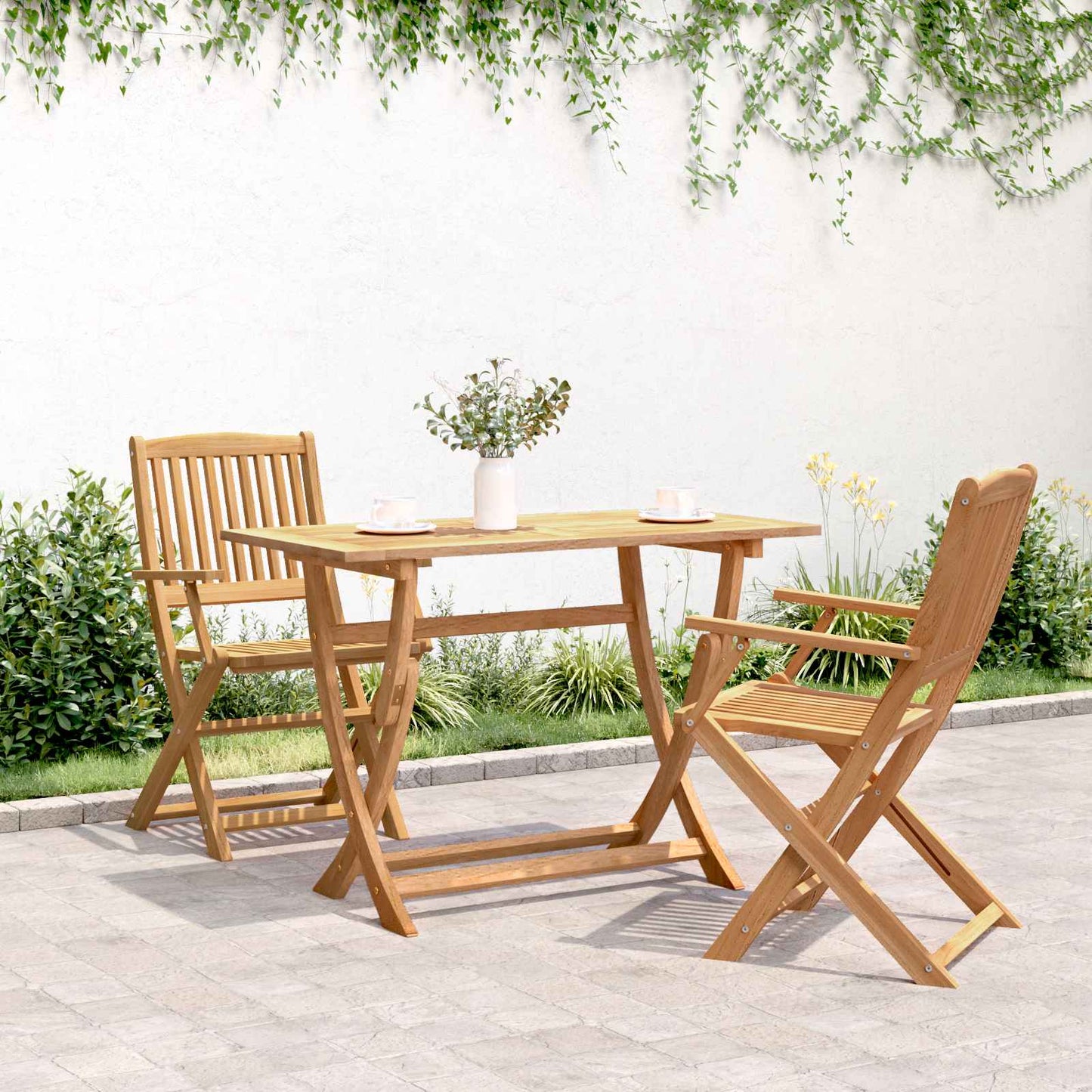 vidaXL Sydney Rectangle Table Brown 110 x 55 x 75 cm Solid Acacia Wood