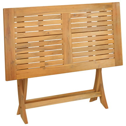 vidaXL Sydney Rectangle Table Brown 110 x 55 x 75 cm Solid Acacia Wood