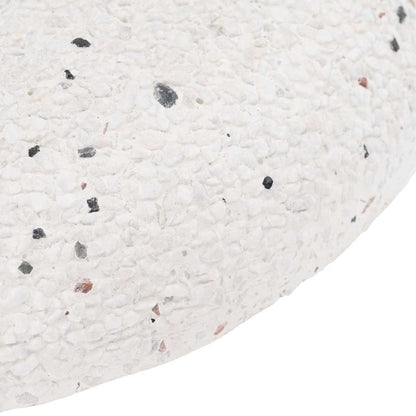 vidaXL Wheeled Parasol Base for 37/42/52/58mm Poles White Concrete