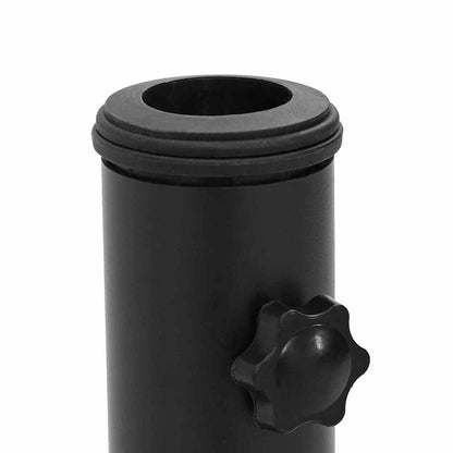 vidaXL Wheeled Parasol Base for 37/42/52/58mm Poles White Concrete