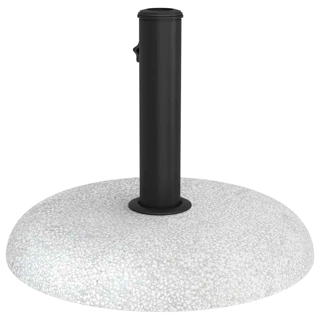 vidaXL Parasol Base 20.9kg Light Grey Concrete Round