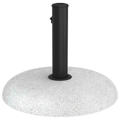 vidaXL Parasol Base 20.9kg Light Grey Concrete Round