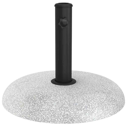 vidaXL Parasol Base 20.9kg Light Grey Concrete Round