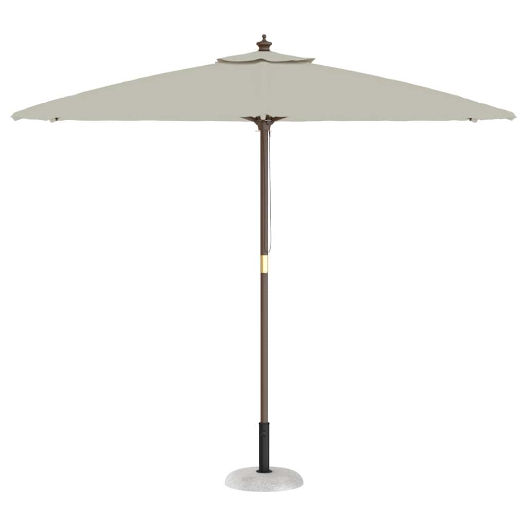 vidaXL Parasol Base 20.9kg Light Grey Concrete Round