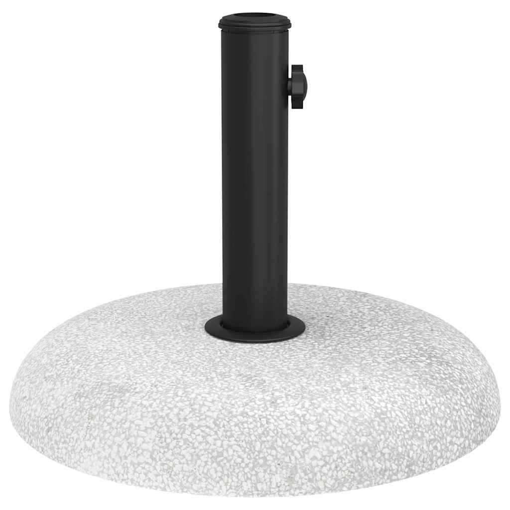 vidaXL Parasol Base 20.9kg Light Grey Concrete Round