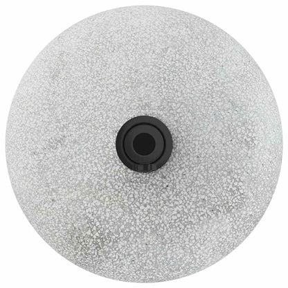 vidaXL Parasol Base 20.9kg Light Grey Concrete Round