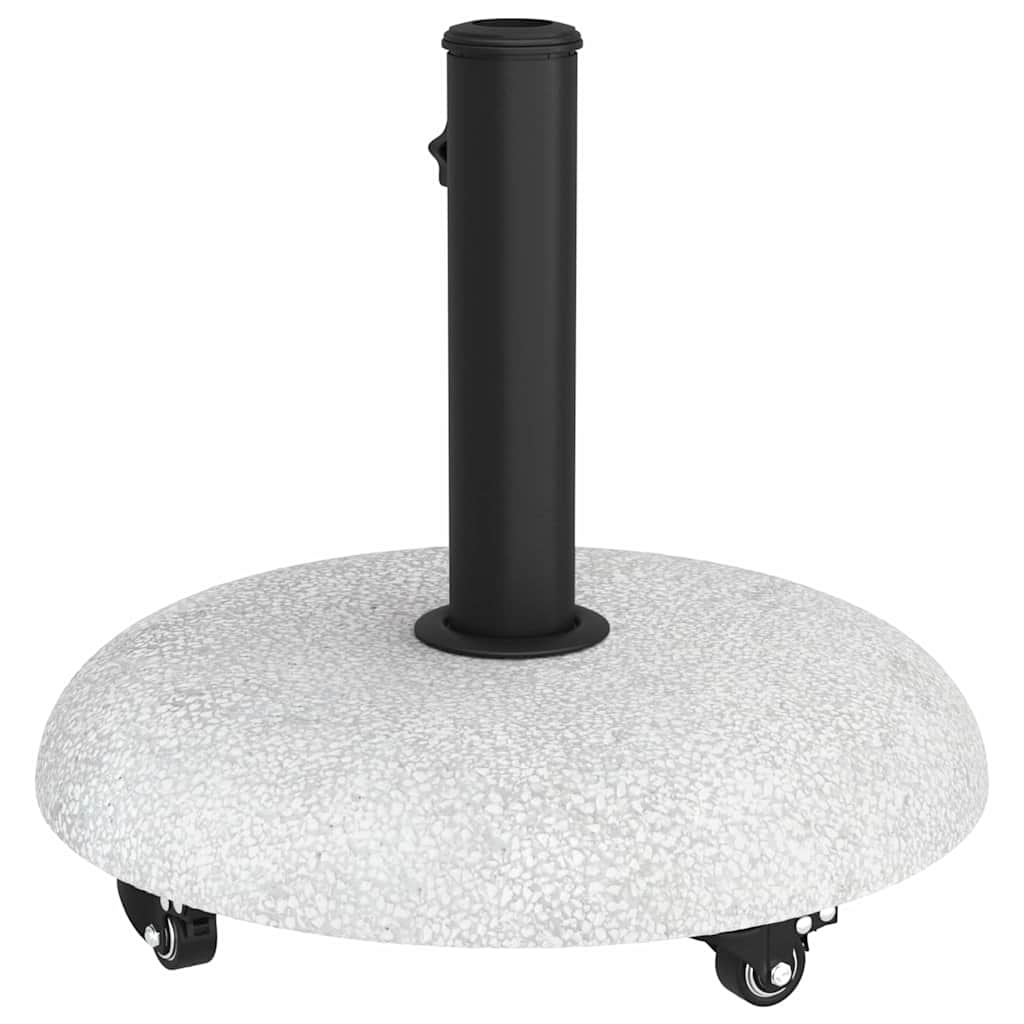 vidaXL Parasol Base 21kg Light Grey Concrete Round