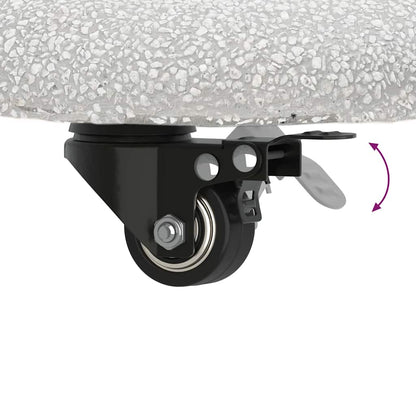 vidaXL Parasol Base 21kg Light Grey Concrete Round