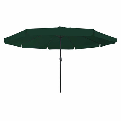 vidaXL Garden Parasol Green 394 x 394 x 248 cm Polyester and Steel
