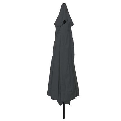 vidaXL Garden Parasol Anthracite 394 x 394 x 248 cm