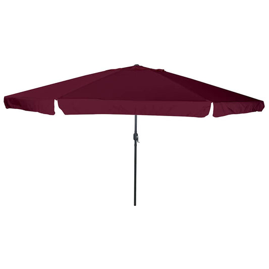 vidaXL Garden Parasol Bordeaux Red 394 x 394 x 248 cm