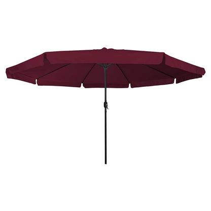 vidaXL Garden Parasol Bordeaux Red 394 x 394 x 248 cm