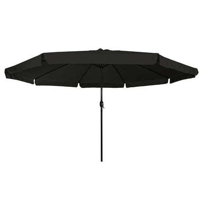 vidaXL Garden Parasol Black 394 x 394 x 248 cm Polyester and Steel