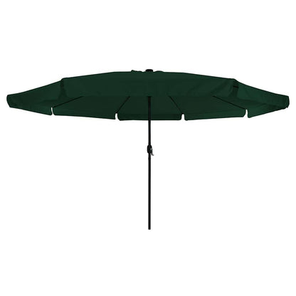 vidaXL Garden Parasol Green 395 x 395 x 245 cm Polyester