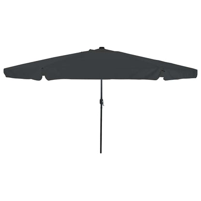vidaXL Garden Parasol Anthracite 395 x 395 x 245 cm Polyester