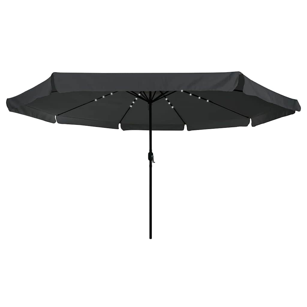 vidaXL Garden Parasol Anthracite 395 x 395 x 245 cm Polyester