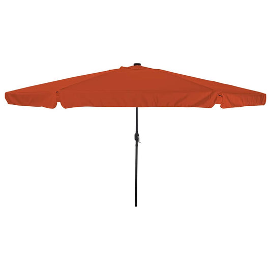 vidaXL Garden Parasol Terracotta 395 x 395 x 245 cm Polyester