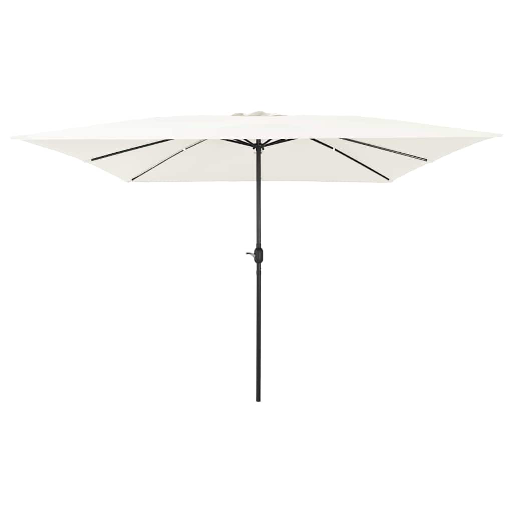 vidaXL Garden Parasol Sand 295 x 295 x 245 cm Polyester and Steel