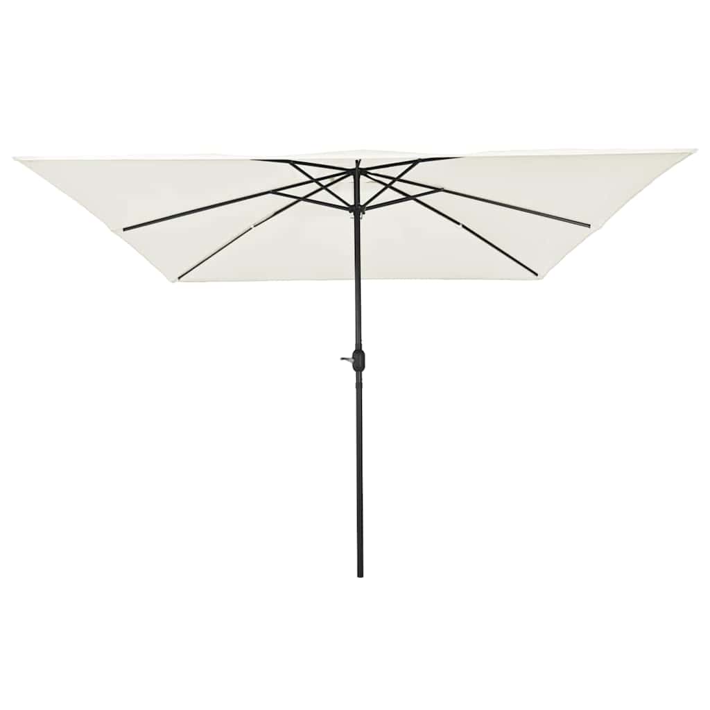 vidaXL Garden Parasol Sand 295 x 295 x 245 cm Polyester and Steel