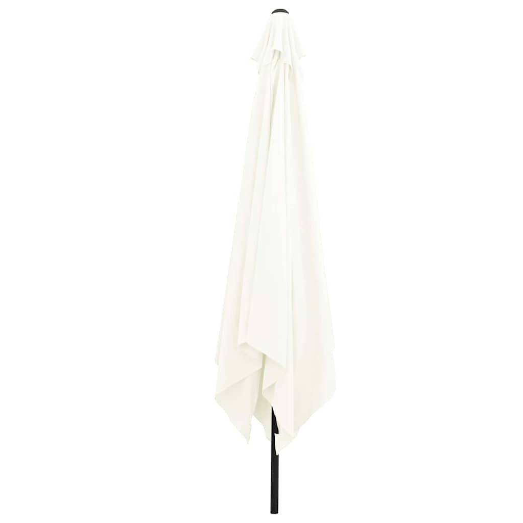 vidaXL Garden Parasol Sand 295 x 295 x 245 cm Polyester and Steel