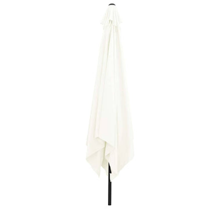 vidaXL Garden Parasol Sand 295 x 295 x 245 cm Polyester and Steel