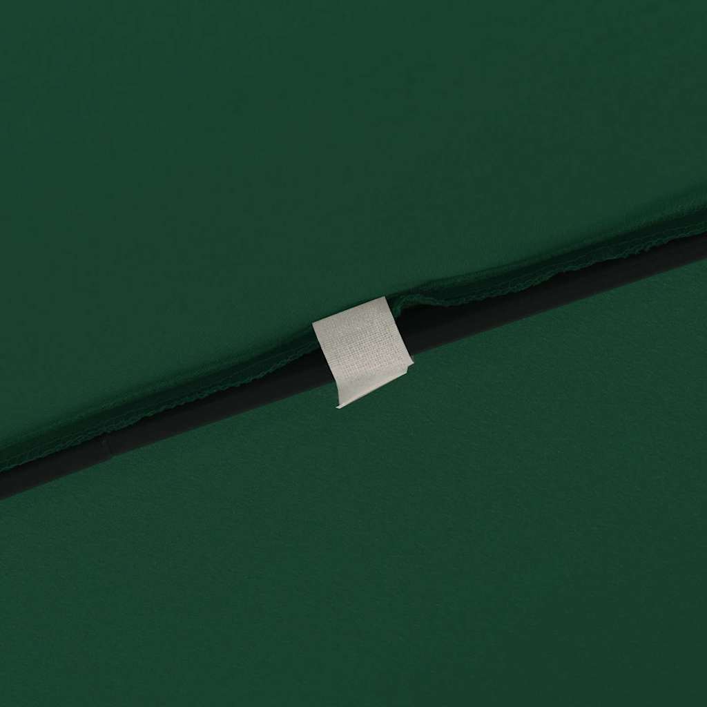 vidaXL Garden Parasol Green 295 x 295 x 245 cm Polyester and Steel