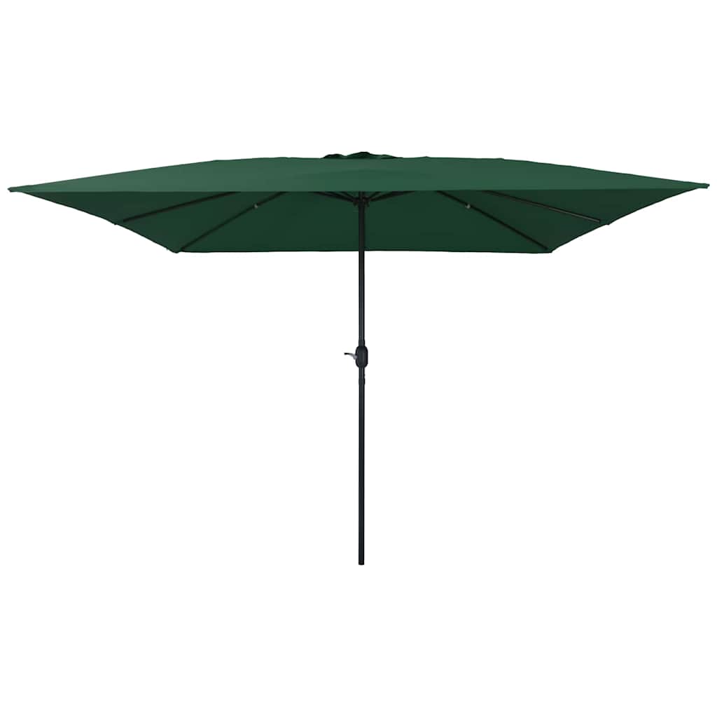 vidaXL Garden Parasol Green 295 x 295 x 245 cm Polyester and Steel