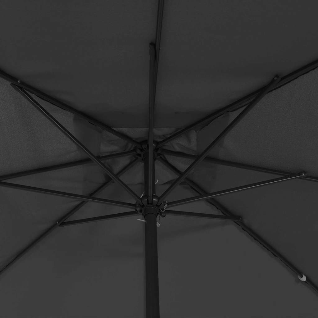 vidaXL Garden Parasol Anthracite 295 x 295 x 245 cm