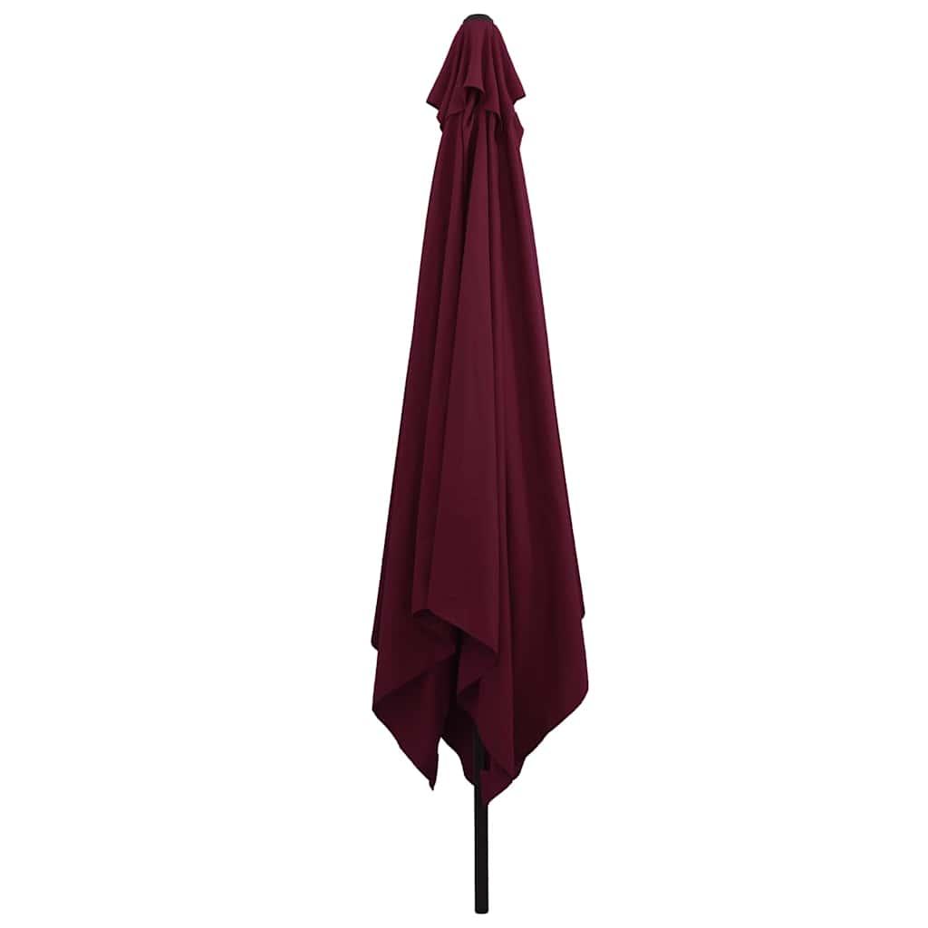 vidaXL Garden Parasol Bordeaux Red 295 x 295 x 245 cm