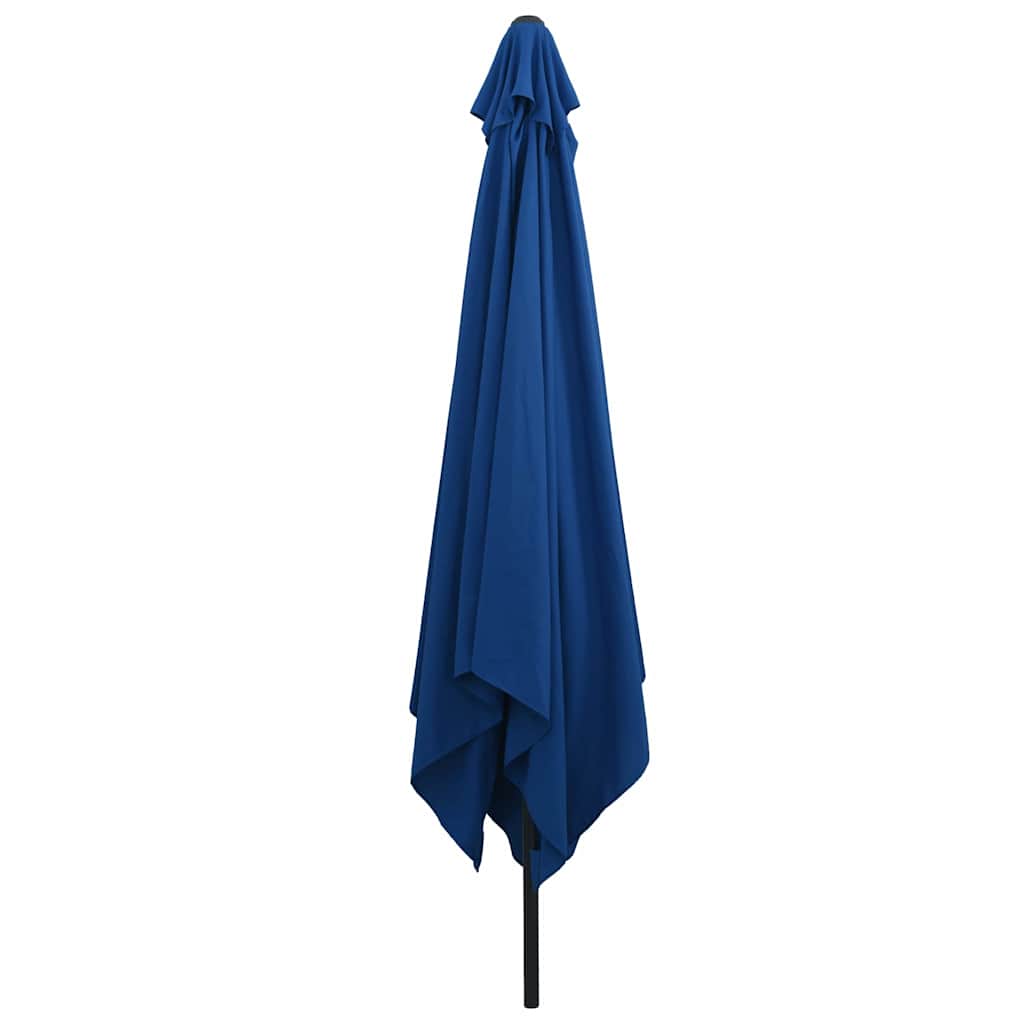 vidaXL Garden Parasol Azurblau 295 x 295 x 245 cm Polyester and Steel