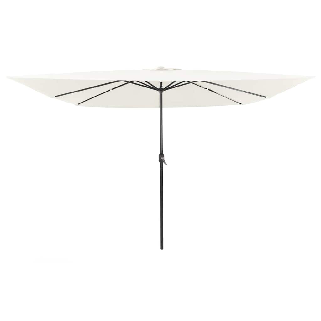 vidaXL Garden Parasol Sand 295 x 295 x 245 cm Polyester and Steel