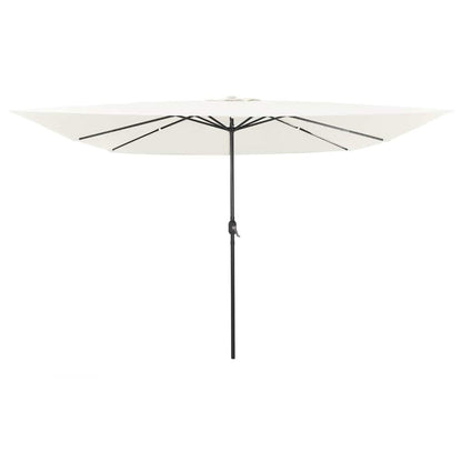 vidaXL Garden Parasol Sand 295 x 295 x 245 cm Polyester and Steel