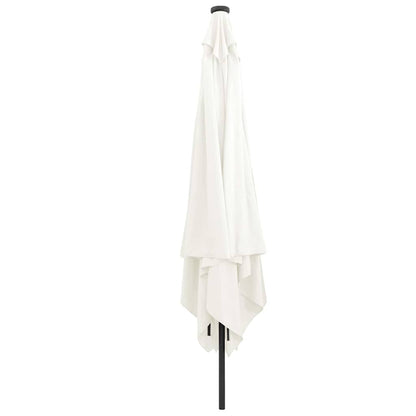 vidaXL Garden Parasol Sand 295 x 295 x 245 cm Polyester and Steel