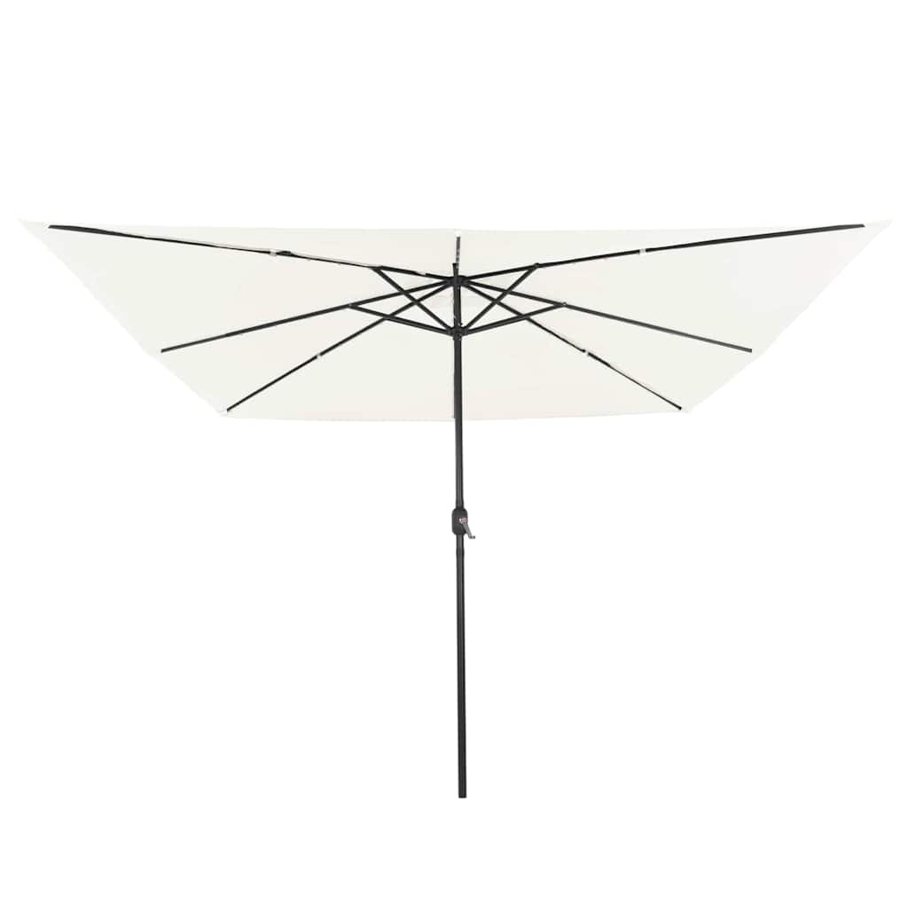 vidaXL Garden Parasol Sand 295 x 295 x 245 cm Polyester and Steel