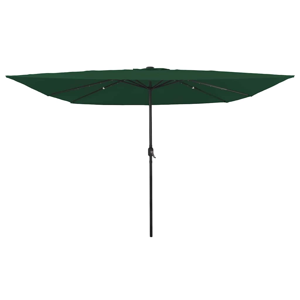 vidaXL Garden Parasol Green 295 x 295 x 245 cm Polyester and Steel
