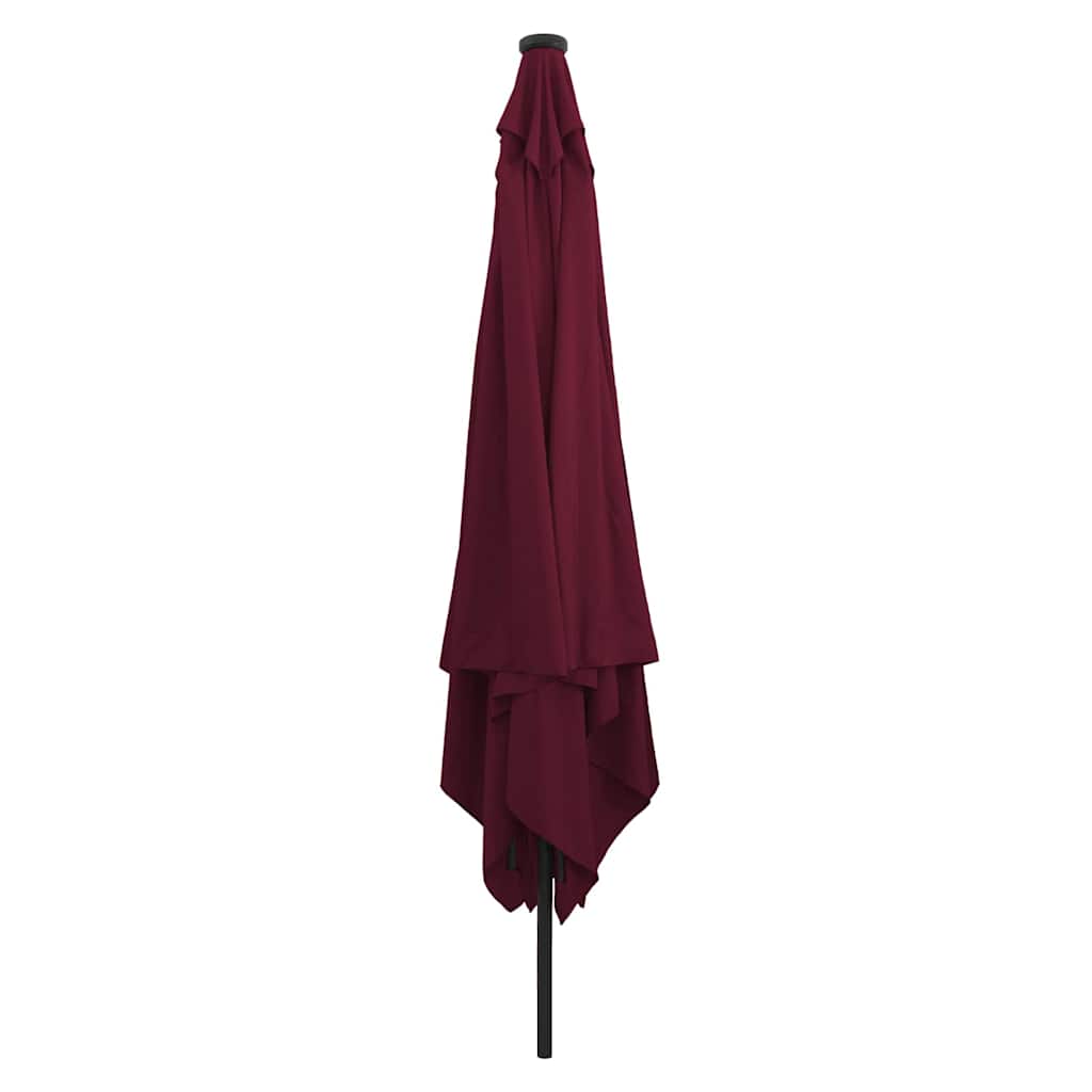 vidaXL Garden Parasol Bordeaux Red 295 x 295 x 245 cm