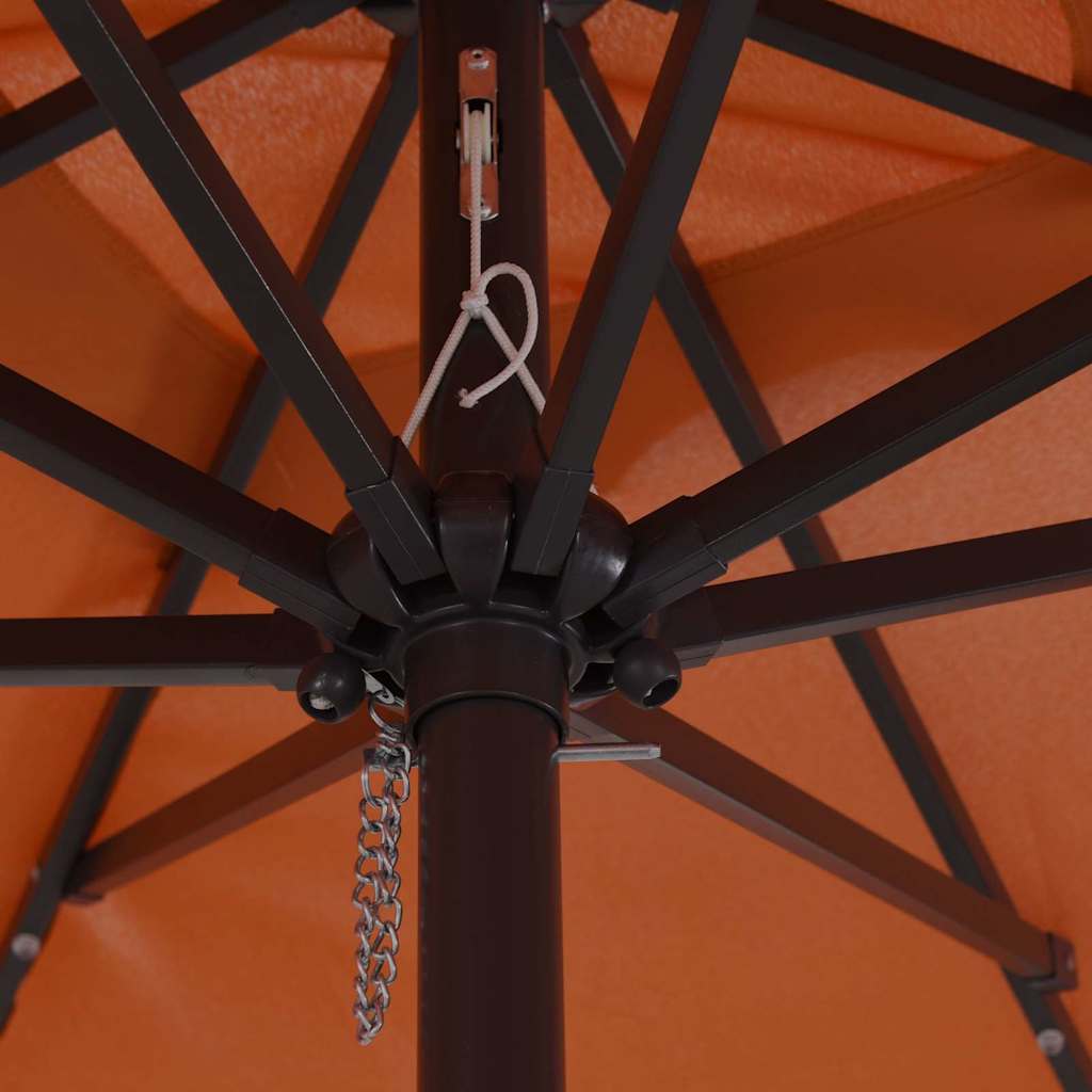vidaXL Garden Parasol Terracotta 295 x 295 x 245 cm