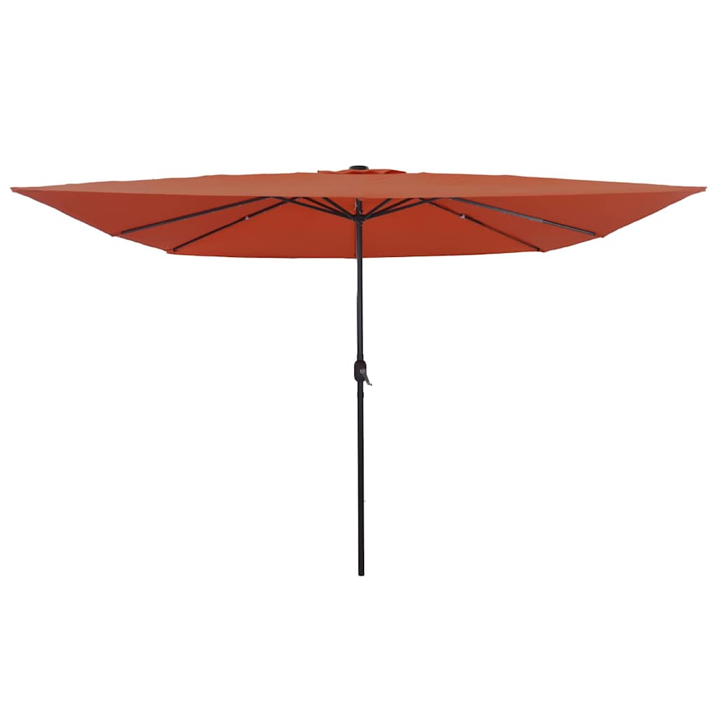 vidaXL Garden Parasol Terracotta 295 x 295 x 245 cm