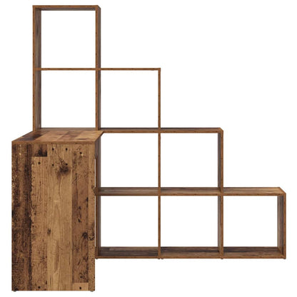 vidaXL Corner Desk Old Wood 101.5 x 149.5 x 149.5 cm Engineered Wood